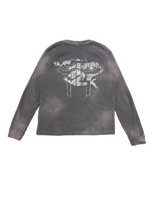 Gray Navy Faded Dragon Thermal