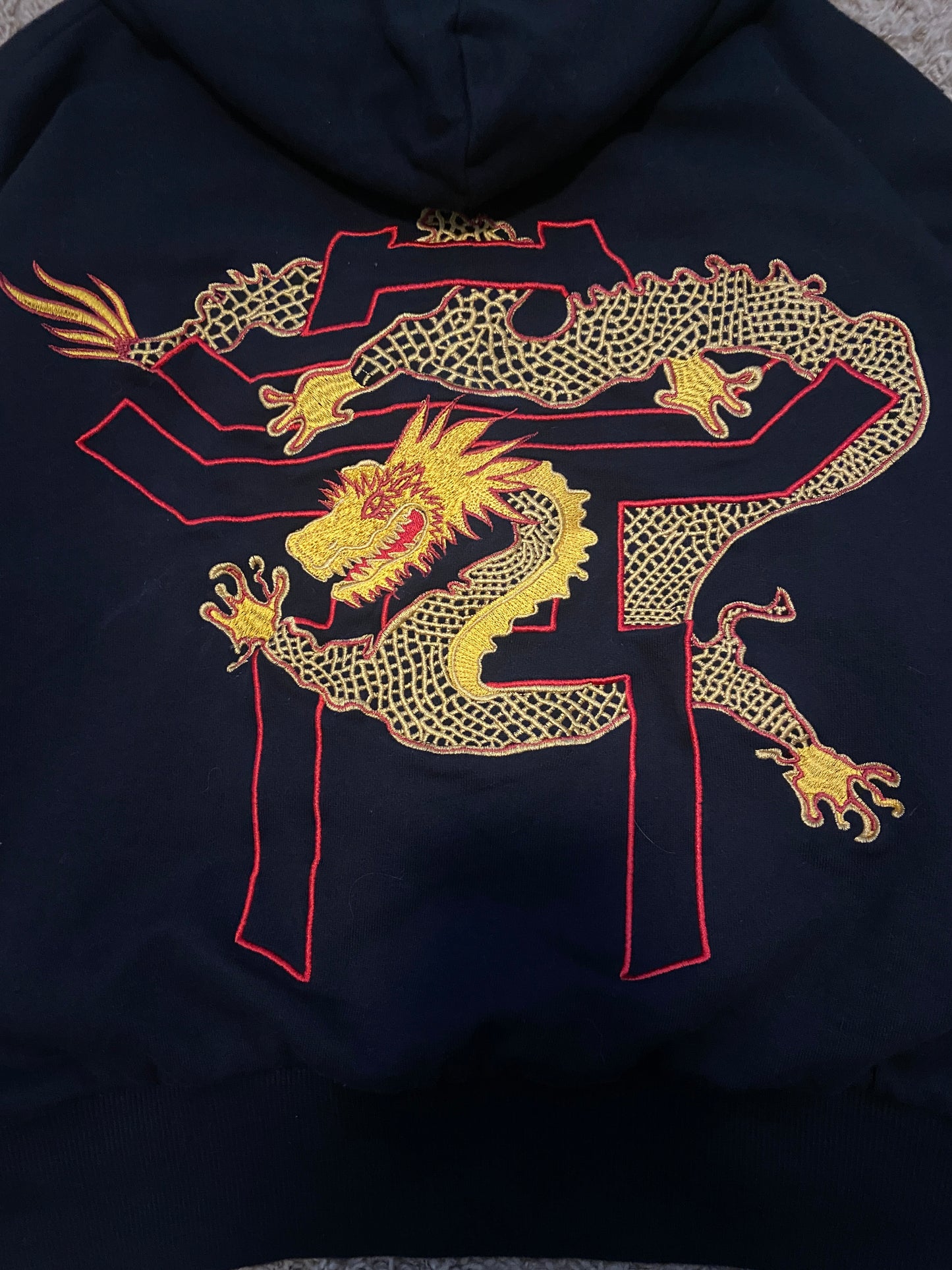 Hanoi Dragon Clasp Zip Up